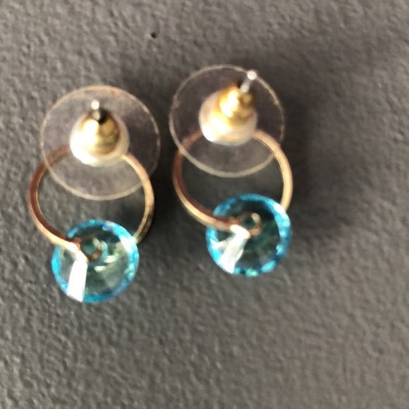 December Birthstone Earrings - Picture 2 of 2